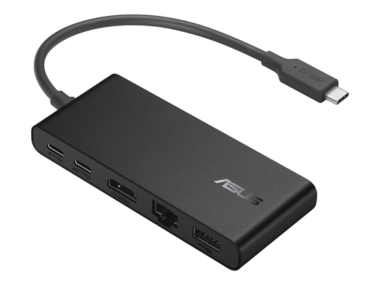 Изображение Asus Dual 4K USB-C Dock DC201 | Ethernet LAN (RJ-45) ports 1 | USB 3.0 (3.1 Gen 1) Type-C ports quantity 3 | HDMI ports quantity 1