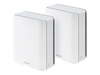 Изображение Asus ZenWiFi BT8 (2-pack) Trīs diapazoni (2,4 GHz / 5 GHz / 6 GHz) Wi-Fi 7 (802.11be) Balts 3 Iekšējs