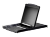 Picture of Aten | 16-Port PS/2-USB VGA Dual Rail 19" LCD KVM Switch with Daisy-Chain Port and USB Peripheral Support | CL5816N