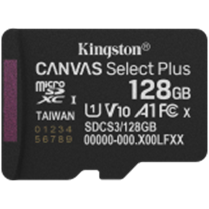 Изображение Atmiņas karte Kingston MicroSDXC 128GB Canvas Select Plus bez adaptera