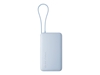 Изображение Ārēja baterija Xiaomi 10000mAh 67W Ice Blue ar integrētu USB-C vadu