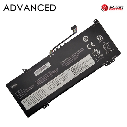 Attēls no Bateria Lenovo Neiojamo kompiuterio baterija LENOVO L17C4PB0, 5800mAh, Extra Digital Advanced