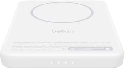 Изображение Belkin BoostCharge Slim magn.PB 5000mAh Qi2 fold.wh. BPD011hqWH