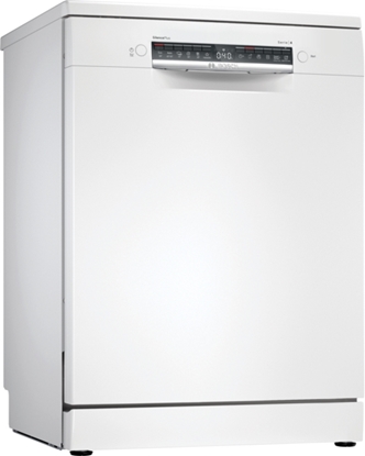 Picture of Bosch Dishwasher | SMS4EMW06E | Free standing | Width 60 cm | Number of place settings 14 | Number of programs 6 | Energy efficiency class B | Display | AquaStop function | White