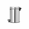 Picture of BRABANTIA atkritumu tvertne ar pedāli NewIcon, 3L, Matt Steel Fingerprint Proof