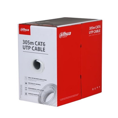 Attēls no CABLE CAT6 UTP 305M CCA WHITE/PFM922I-6UN-C-WHITE DAHUA