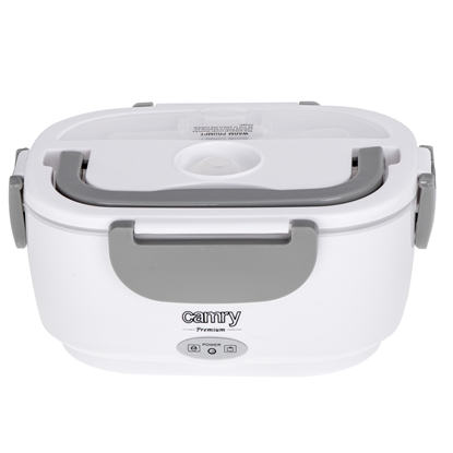 Изображение Camry | Electric Lunchbox DC12V and AC230V | CR 4483 | Capacity 1.1 L | Material Plastic | White/Grey
