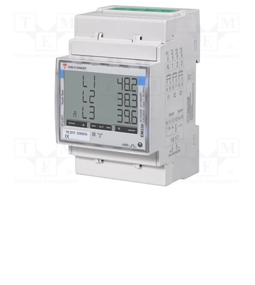 Picture of Carlo Gavazzi | Power meter 3f 400V 5A LCD RS485 Modbus port MID certificate | EM330 | 5 A