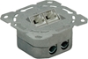 Изображение Cat.6A (Class EA) Flush Mount Wall Jack, STP, vertical,white, Value
