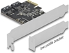Изображение Delock 2 port SATA PCI Express x1 Card - Low Profile Form Factor