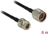 Изображение Delock Antenna Cable N plug > N jack LMR195 RF195 6 m low loss