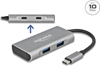 Изображение Delock External USB 10 Gbps USB Type-C™ Hub with 2 x USB Type-A and 2 x USB Type-C™