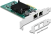 Изображение Delock PCI Express x4 Card 2 x RJ45 Gigabit LAN i82576