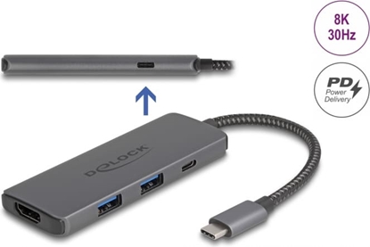 Изображение Delock USB Type-C™ Docking Station 8K - HDMI / USB / PD 3.0 100 W