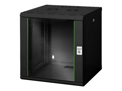 Изображение Digitus | Wall Mounting Cabinet Unique Series | DN-19 12U-6/6-SW | 60 x 60 cm | Black