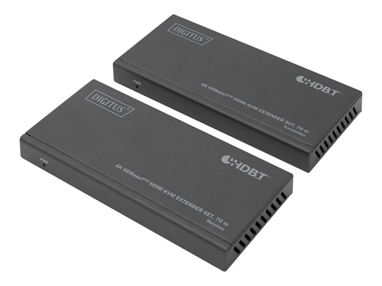 Изображение Digitus 4K HDBaseT? HDMI KVM Extender Set, 70 m