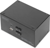 Изображение Digitus KVM Switch, 2 Port, Dual Display, 4K, HDMI?