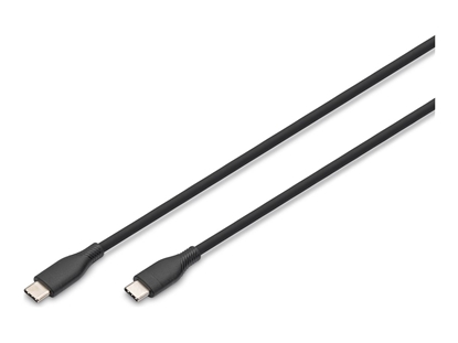 Attēls no Digitus USB-C silicone connection cable, 2m, black