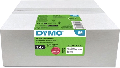 Изображение Dymo DYMO LW-etykiety zwrotne zestaw 32x57mm 24Rl 1000szt