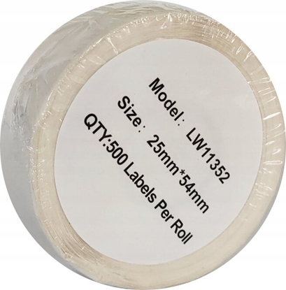 Изображение Dymo Etykieta DYMO LW 11352 25mm x 54mm 500sz czarny na biaym zamiennik S0722520