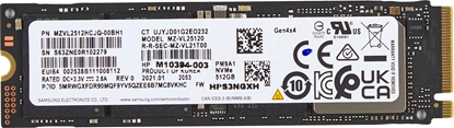 Изображение Dysk SSD HP 512GB PCIe-4x4 NVMe Solid State Drive