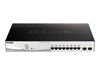 Изображение D-Link 10-Port Layer2 PoE+ Smart Managed Gigabit Switch8 x 10/100/1000Mbit/s TP (RJ-45) PoE Port, Port 1-8 802.3at Power-over-Ethernet bis 30 Watt Leistung pro Port2x 100/1000Mbit/s SFP Slot802.3x Flow Control, 802.3ad Link Aggregation und statische Trunk