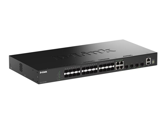 Picture of D-Link 20 Ports SFP + 4X GE/SFP Combo + 4 Ports 10G SFP+ Stackable Smart Switch | D-Link