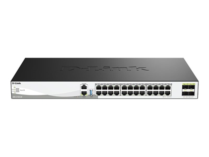 Picture of D-Link DXS-3130-28/E 24-Port 10G Layer 3 Stackable Aggregation Managed Switch | D-Link