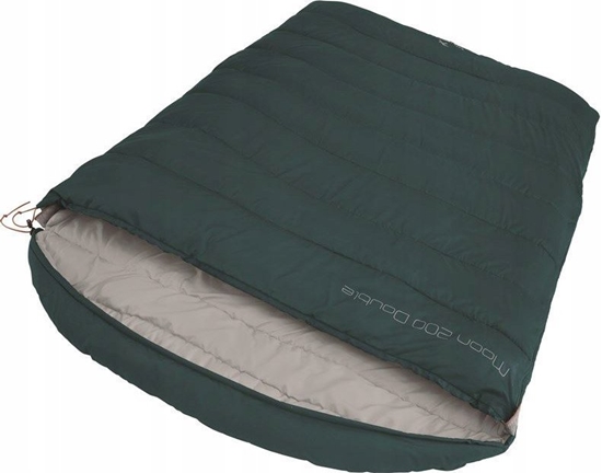 Изображение Easy Camp | Moon 200 Double | Sleeping Bag | 220 x 150 cm | 2 way open - auto lock, L-shape | Teal