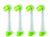 Изображение ETA | Toothbrush replacement | Heads | For kids | Number of brush heads included 4 | Number of teeth brushing modes Does not apply | White/Green