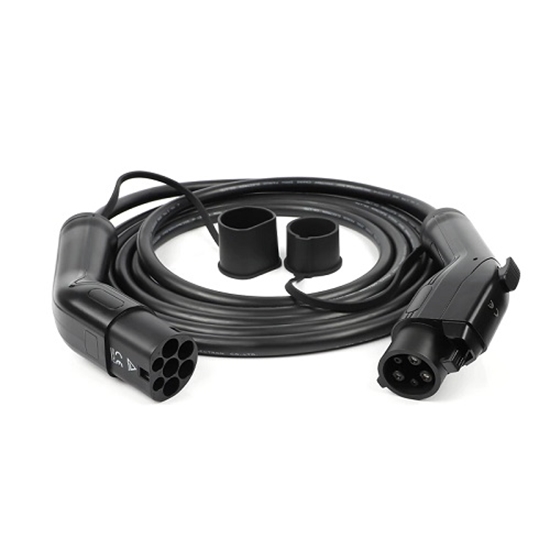 Изображение EV Charging Cable Type 1 (Female) - Type 2 (Male), 32A, 7.2kW, 1-phase, 5m