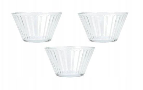Picture of Excellent Houseware Miseczki 11,5 cm 270 ml Szko 3 szt do Zmywarki EXCELLENT HOUSEWARE