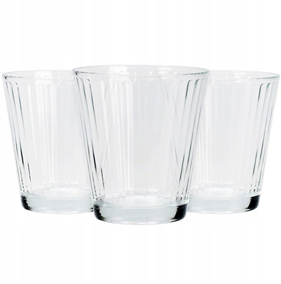 Изображение Excellent Houseware Szklanki Zestaw 3 szt. 220 ml EXCELLENT HOUSEWARE Szklane Zdobione