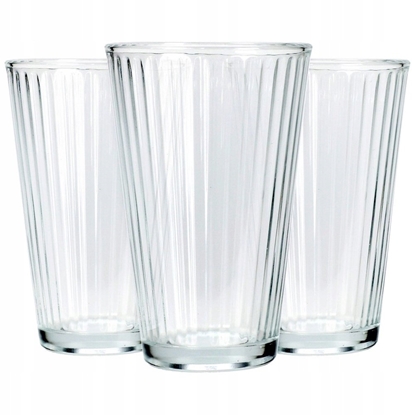 Изображение Excellent Houseware Szklanki Zestaw 3 szt. 270 ml EXCELLENT HOUSEWARE Wysokie Zdobione