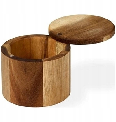 Picture of EXCELLENT HOUSWARE Pojemnik na sól Acacia Wood 25147
