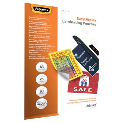 Picture of Fellowes 5601803 laminator pouch 25 pc(s)