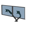 Picture of Fellowes Platinum Series Double monitor arm black