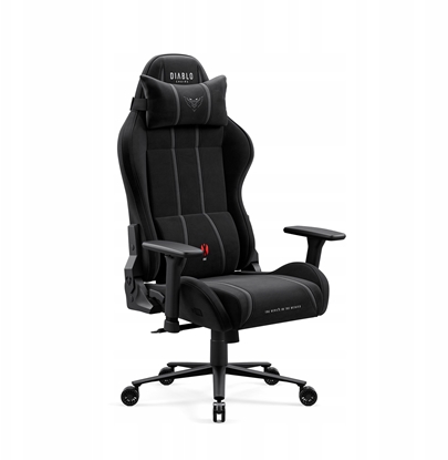 Изображение Fotel Diablo Chairs Fotel gamingowy materiaowy czarny Diablo X-One 2.0 Burned Black Normal