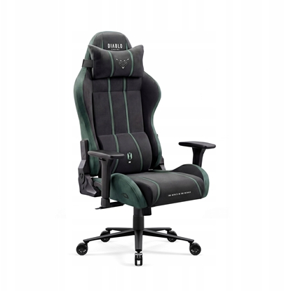 Изображение Fotel Diablo Chairs Fotel gamingowy materiaowy czarno-zielony Diablo X-One 2.0 Forest Green Normal