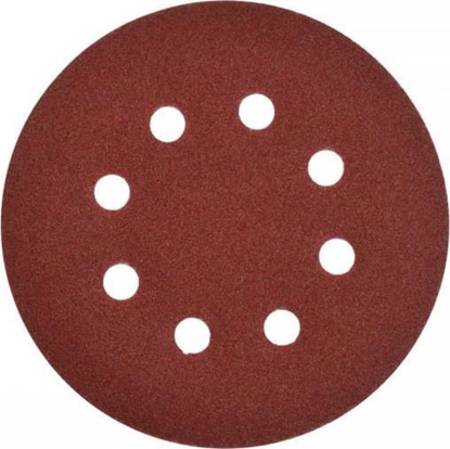 Изображение Geko Papier cierny NA DYSK 125MM P220 KRKI 8 OTWORÓW (50/2000) (G78659)