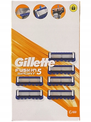 Picture of Gillette Fusion 5 Sport Razor Blades - 6 pcs.