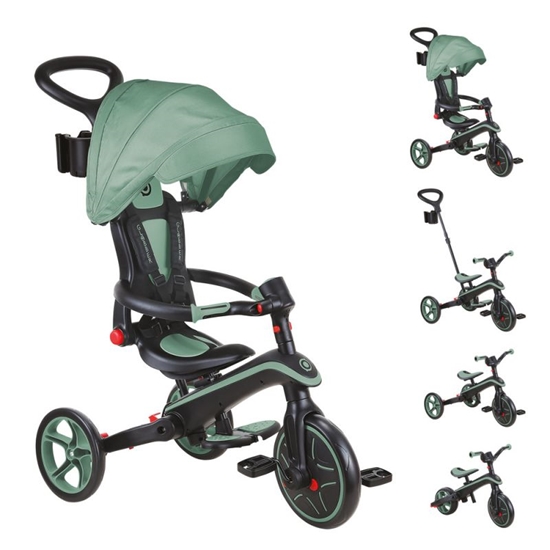 Изображение Globber Explorer Trike salokāms 4in1 velosipēds 732-104