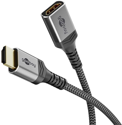 Attēls no Goobay Przeduacz HDMI o bardzo duej szybkoci transmisji 5m 79108