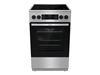 Picture of Gorenje | Cooker | GECS5C70XA | Hob type Vitroceramic | Oven type Electric | Stainless steel | Width 50 cm | Grilling | LED | Depth 59.4 cm | 70 L