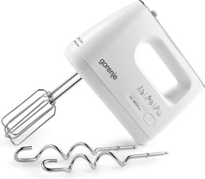 Attēls no Gorenje | Hand Mixer | M460CDC | Hand Mixer | 460 W | Number of speeds 5 | Turbo mode | White