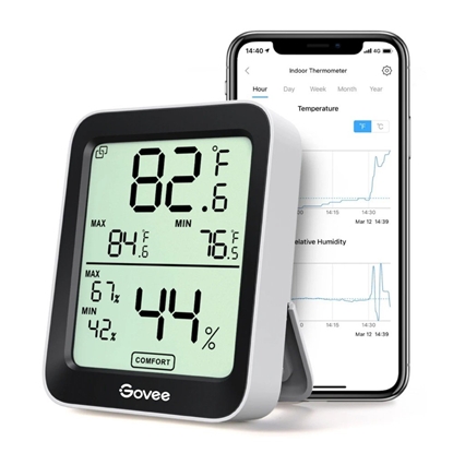 Attēls no Govee - Bluetooth Thermometer Hygrometer with Screen
