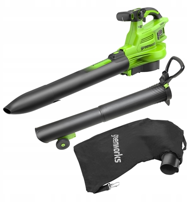 Изображение Greenworks 2x24 V dmuchawa/odkurzacz Greenworks BL48L01-01