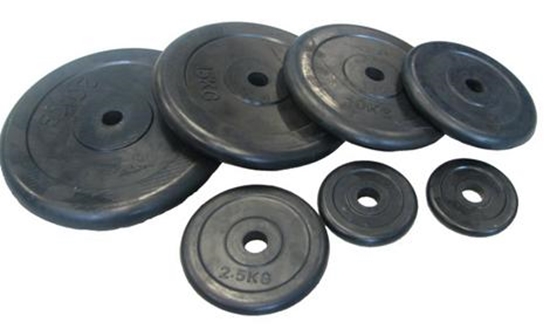 Изображение Gumijots svara disks 31mm 10kg