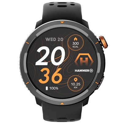 Picture of Hammer Watch 2 Lite | Smart watch | AMOLED | 1.43" | Waterproof | Black