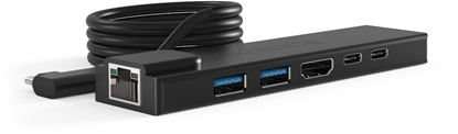Изображение HUB USB Compulocks 1-Meter Cable USB-C Hub stacja dokujca USB-C HDMI 10Mb LAN
